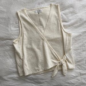 Madewell Wrap Tie Tank Top
